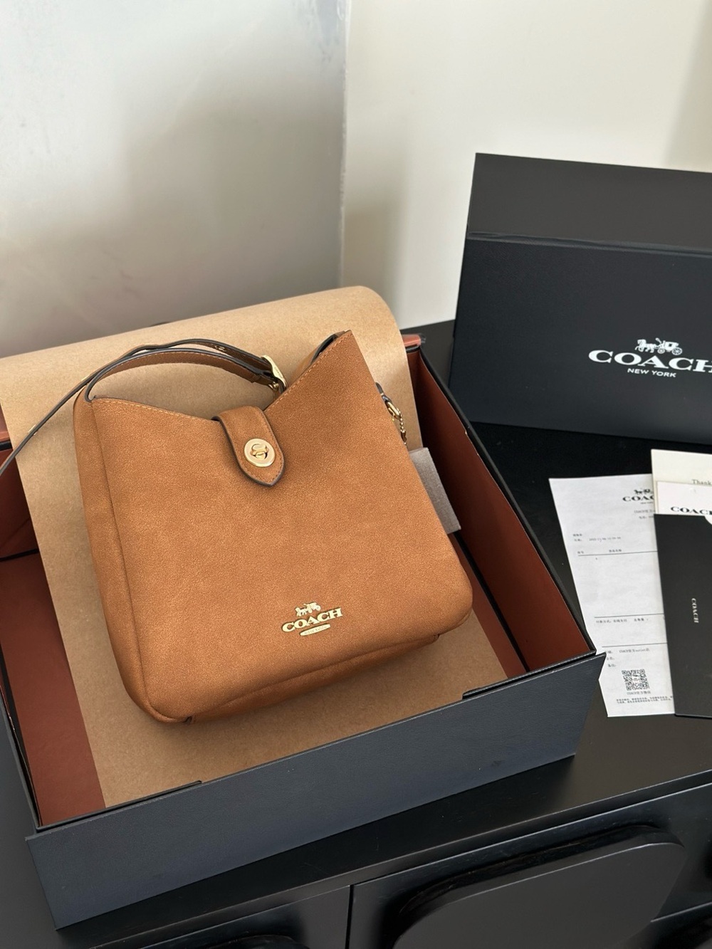 Coach Tan Crossbody Bag